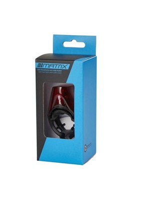 MATRIX LED Akkurücklicht ''Hawkeye'' inkl. 1x Akku Lithium Knopfzelle LIR 2477/150