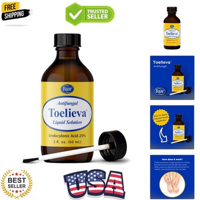 Products - Toelieva Antifungal Liquid Solution - 25% Undecylenic Acid, Organi...