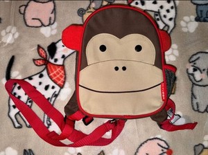 Skip Hop Zoo Monkey Mini Backpack with Safety Harness