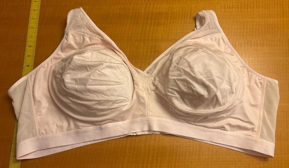 Catherines Intimates Full Cover Plus Size Bra 54 DD Light Pink 92326