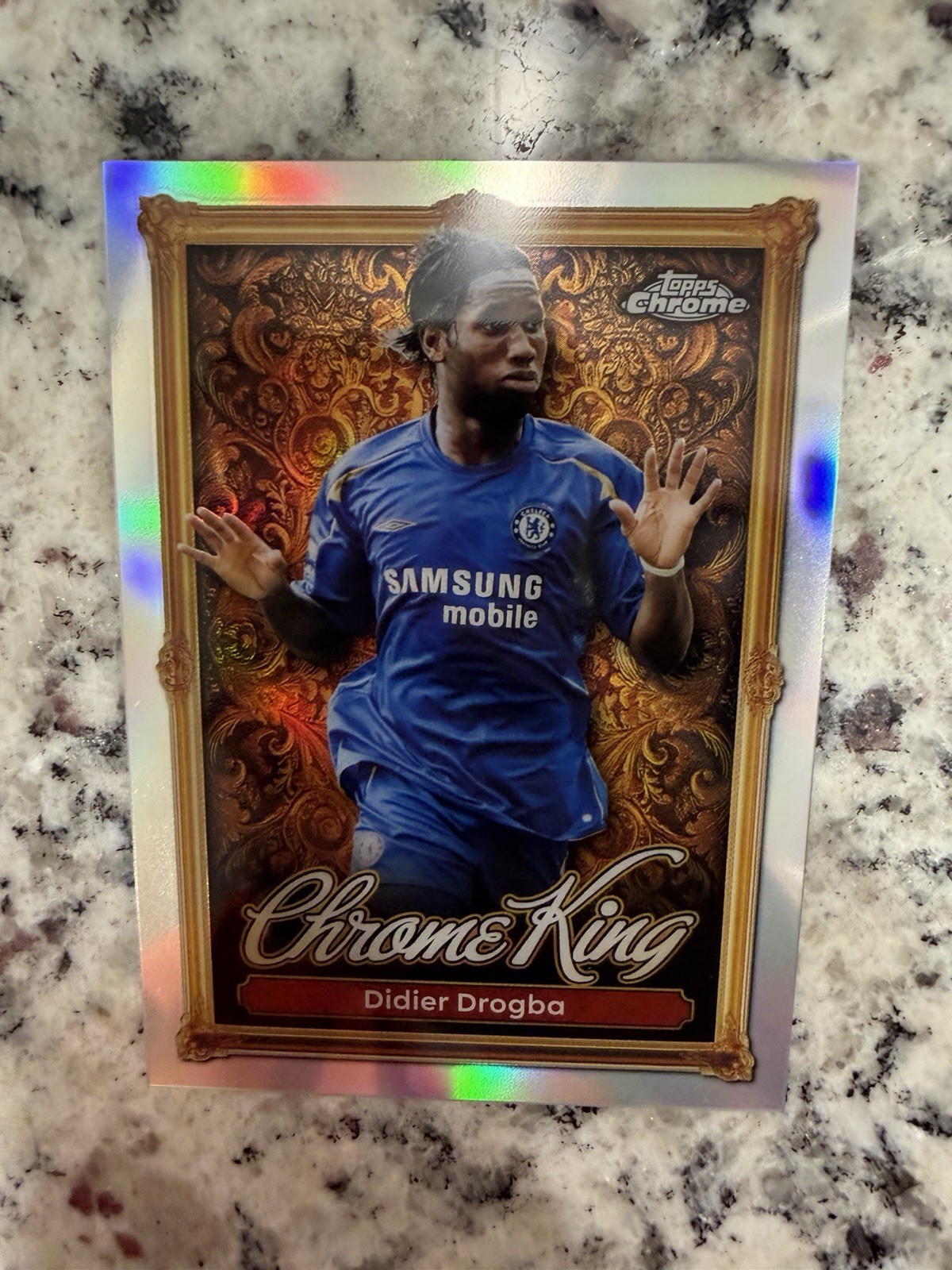 Topps Chrome 2025-26 Premier League Didier Drogba Chelsea Chrome King #CK7