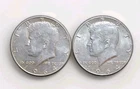 [Lot of 2] 1964 Kennedy Half Dollars  90% Silver