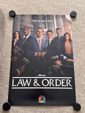 NBC Law & Order Season 24 TV Show Promotional Poster 27x40