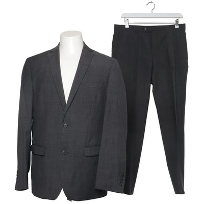 Tollegno 1900, Anzug, Größe: 50, Polyester/Viskose/Wolle, Grau, Sonstiges #qED