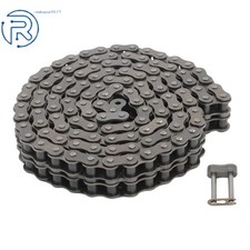 80-2 double-strand roller chain 10 Feet with 2 Connecting Links 1Inch Pitch