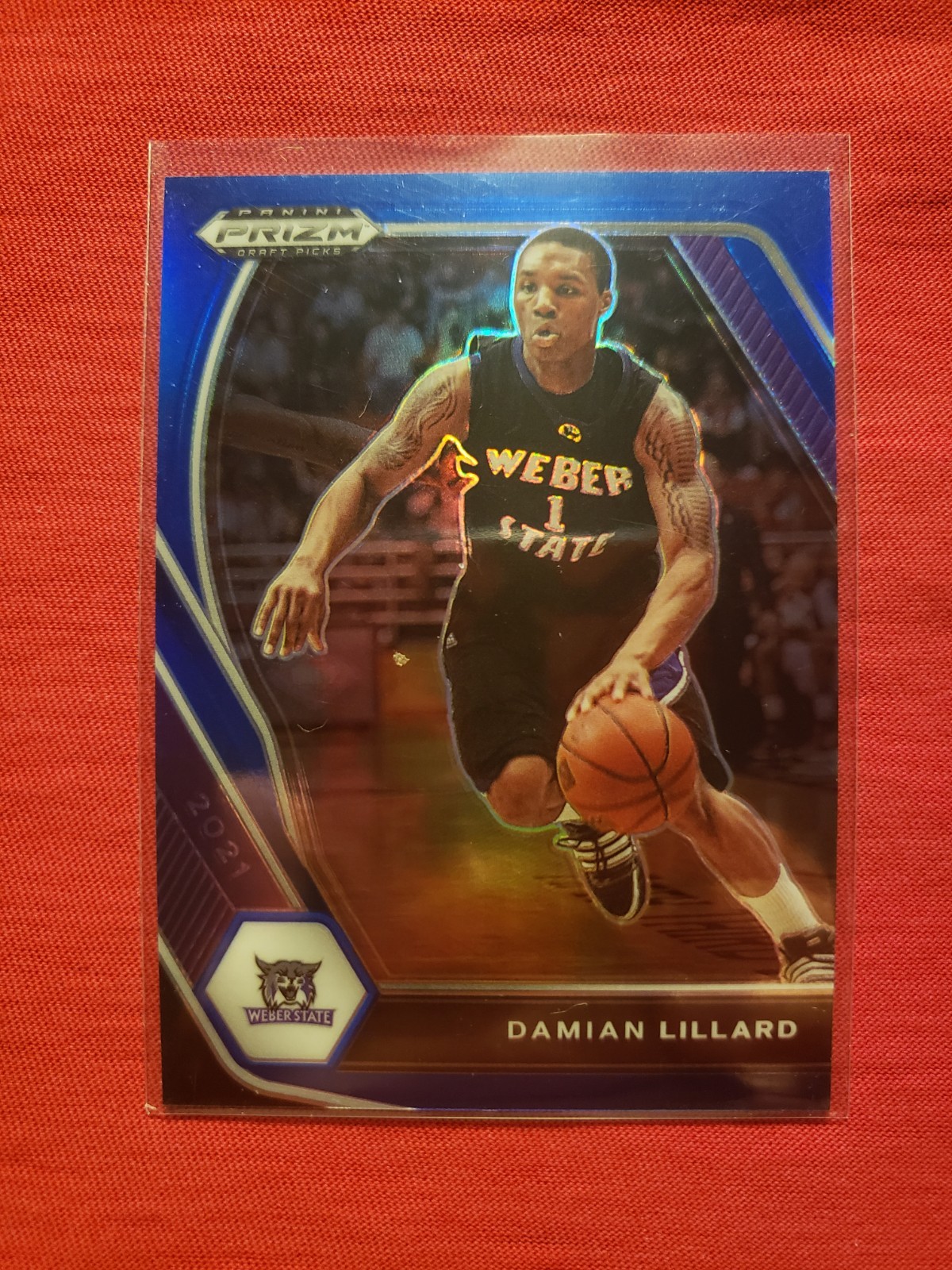 2021 Prizm BLUE PRIZM #/199 Damian Lillard