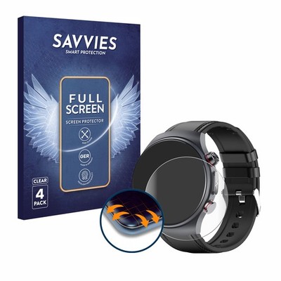 4x Full-Screen Schutz Folie für Kardena Care Pro 5 Klassisch 3D Edge Display