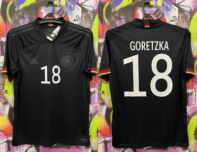 Germany 2020 2021 Away Shirt Goretzka #18 Football Soccer Jersey