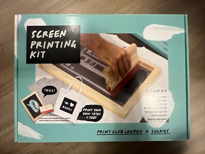 Print Club London x Luckies Screen Printing Kit Print - NIB + Extras