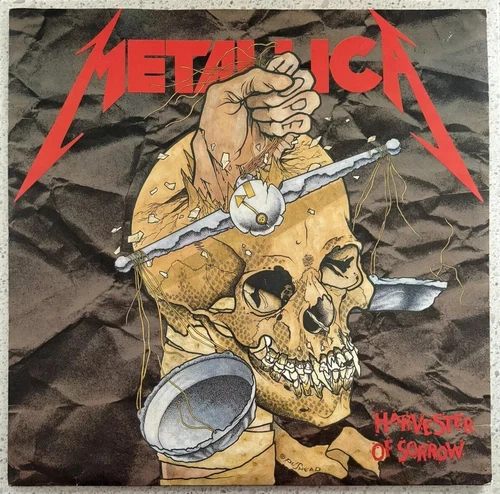 Metallica Harvester Of Sorrow - 1988 Vinyl EP 45 RPM Vertigo Records 870 614-1