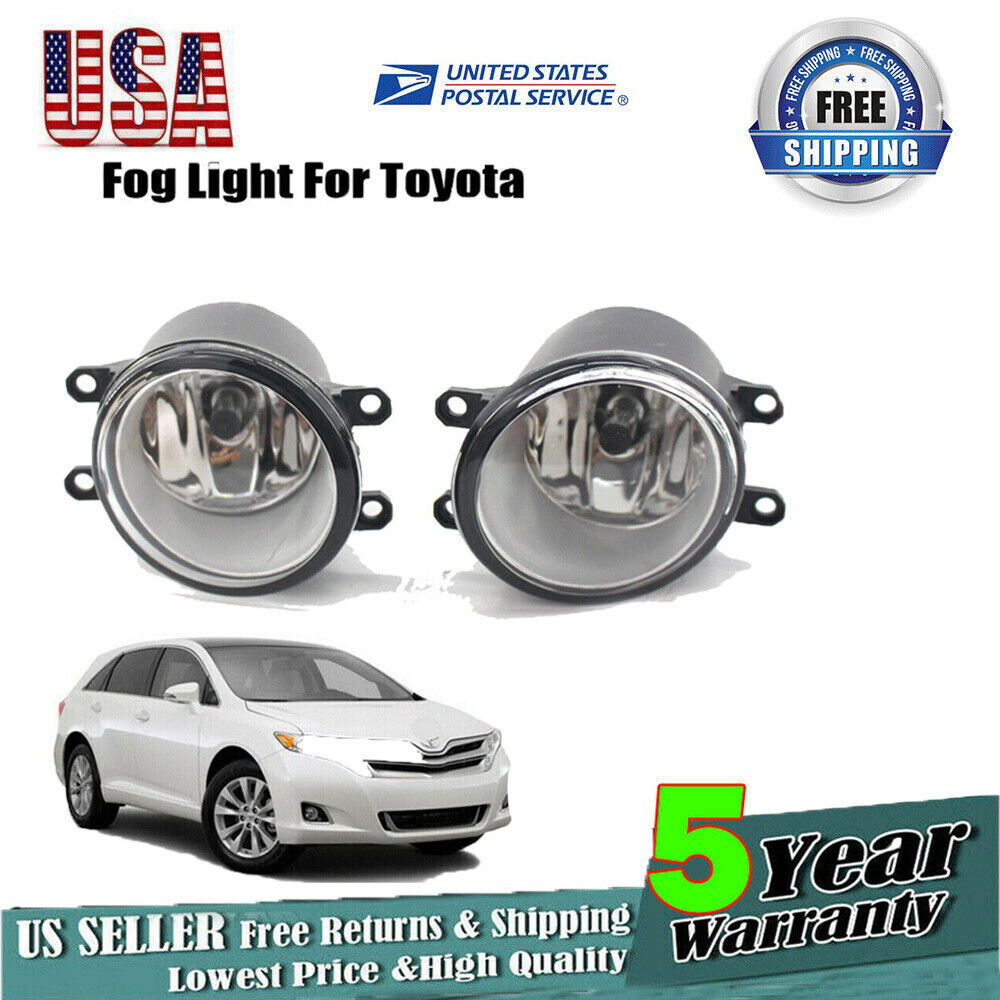 Direct Fit OEM Spec 15W Car Projector Fog Lights Set For Toyota Lexus Scion-