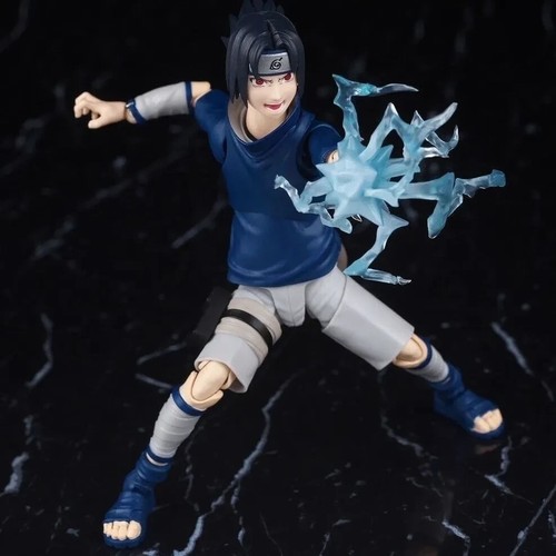 Bandai S.H.Figuarts Sasuke Genius Ninja with the Blood of Uchiha Figure In Hand - Picture 9 of 10