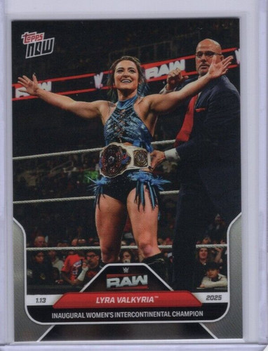 Lyra Valkyria - 2025 WWE Topps NOW® Card 10 - PR: 1108