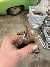 1940 40 Chevrolet Chevy Original Choke Throttle Cable Knob Bezel Trim