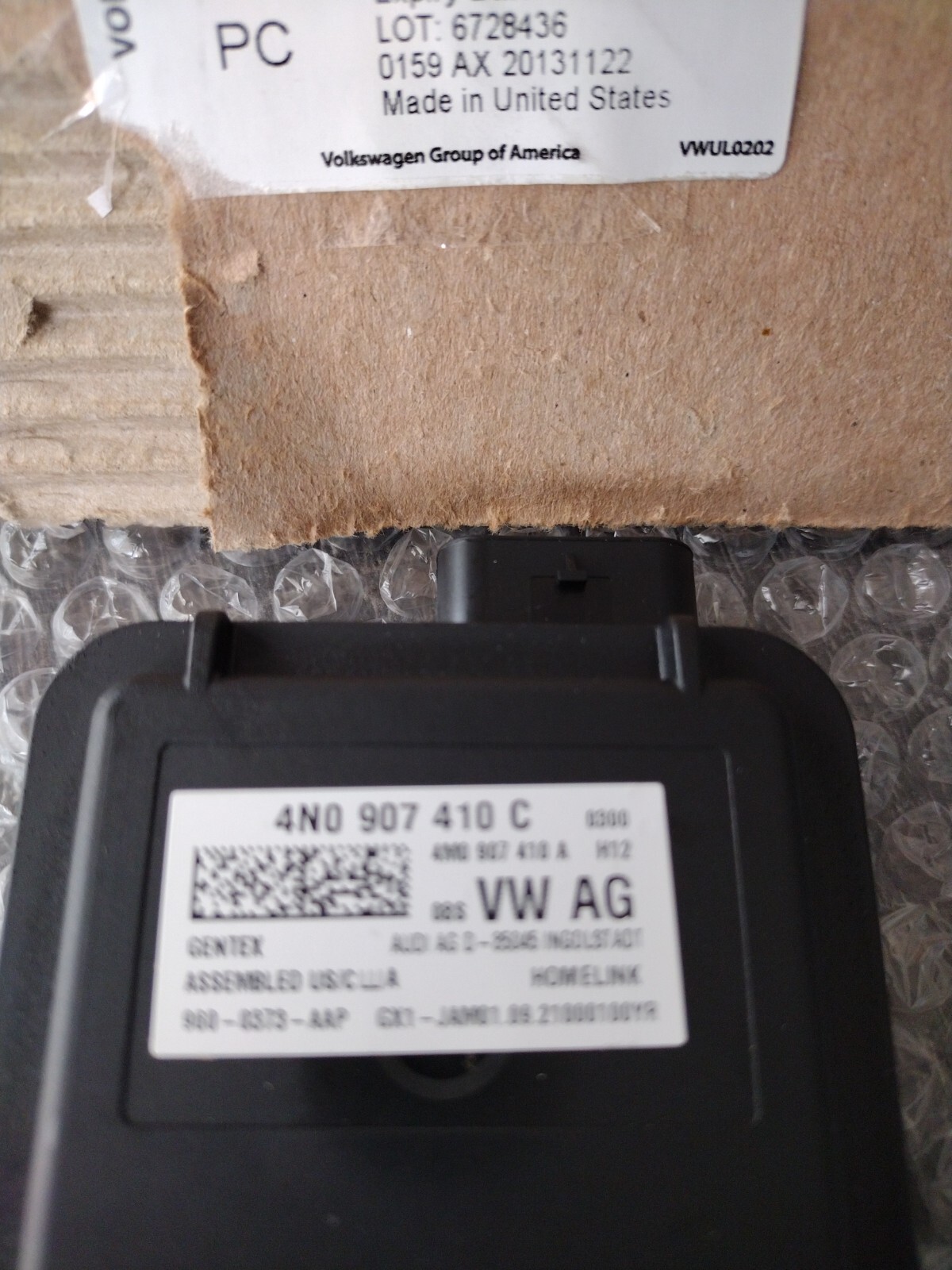 2019 Audi S5 OEM Garage Opener Module 616357 for sale online | eBay