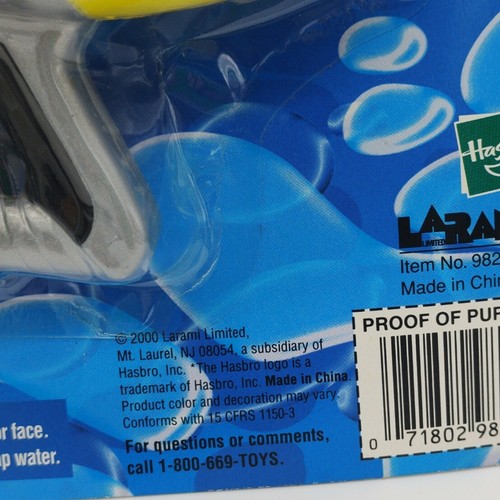 Vintage Splash Power Super Soaker Larami 2000 Sealed Mini Collectables Hasbro - Picture 3 of 4
