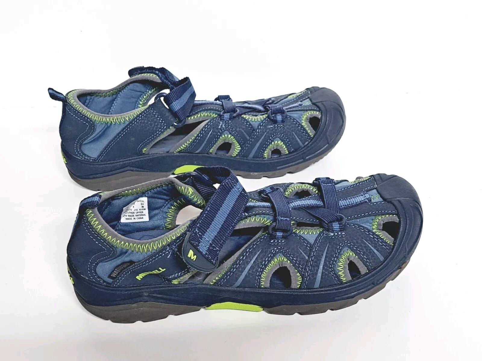 Merrell Hydro Hiker Sandalo Scarpe Acqua Blu Ragazzo Ragazza Unisex Taglia 5 M