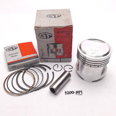 Honda CB100 CB100K3 XL100 XL-100  Piston Kit Set OS 2.00 NOS