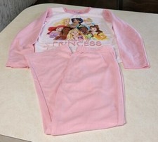 Disney Princess 2pc Fleece Pajama Set Size Girls 10-12 Forever A Princess