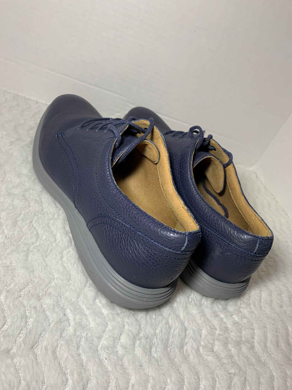 SAOLA Cole Haan Grand Tour Plain Oxford Mens Dress Shoes Blue Size 8.5M C26677