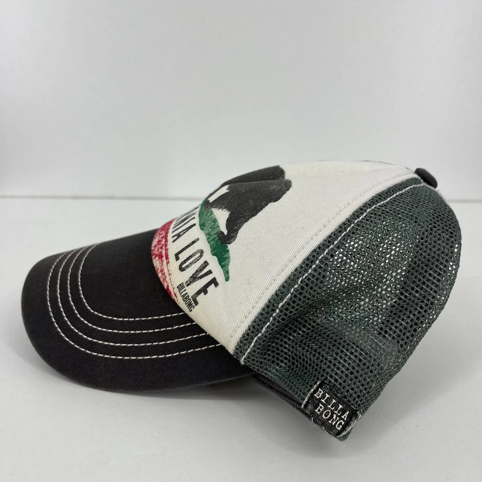 Gorra Billabong Snapback para mujer talla única blanca gris California Love Bear Beach Foto 4 de 4