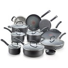 T-fal Ultimate Hard Anodized Nonstick Cookware Set 17 Piece Repackaged