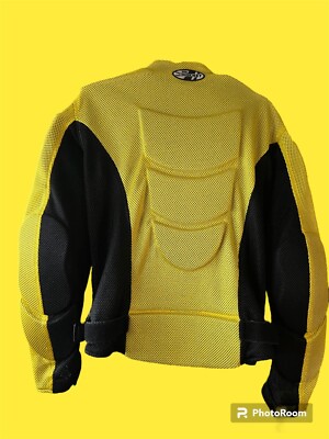 BLOUSON MOTO 4 Saisons OJ Atm Invincible Man Noir Jaune Fluo Taille XL