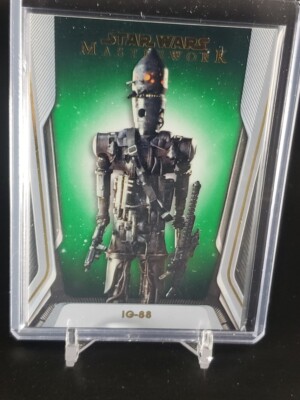 2021 Star Wars Masterwork Green #49 IG-88 /99