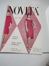 Novita Fashion Magazine Inaugural Issue of Italian Vogue MAY 1960 RARE ONLY 1 NM