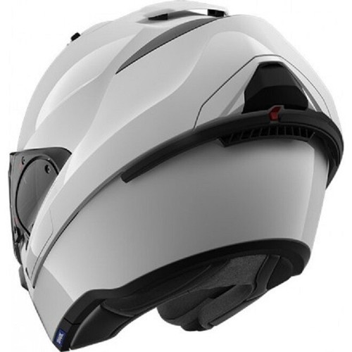 Shark Evo Es White Flip Up Modular Motorcycle Helmet Double Certification - Foto 3 di 4