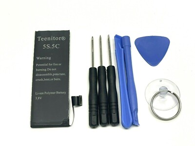 Replacement Li-ion Battery WITH /Tool For Apple iPhone 5S 5C 1560mAh Internal 