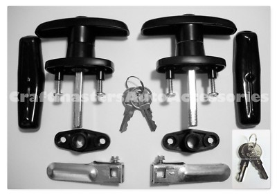 Truck Cap Lockable T Handles T323 Complete W 2 Extra Keys Most Framed Doors K127 Ebay