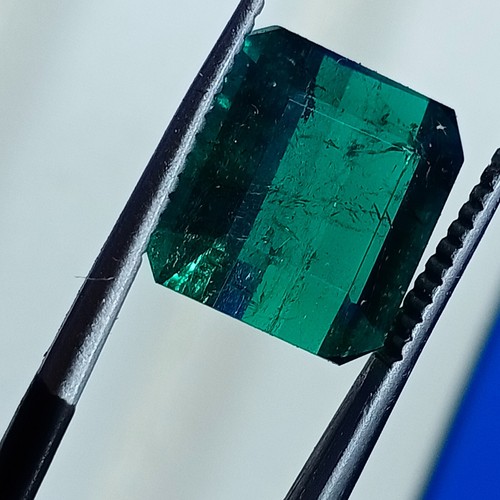 6 Carat Natural Cut GreenBlue Color Tourmaline Loose Gemstone From Afghanistan - Picture 5 of 8