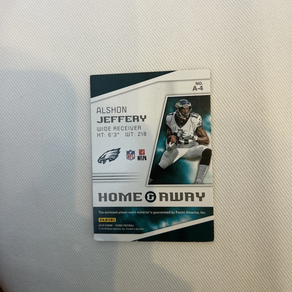 Alshon Jeffery And Antonio Gibson Jersey Cards - Image 2 of 4