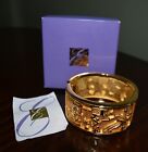 Elizabeth Taylor Avon Egyptian Revival Tutankhamun 22K Gp Cuff Bracelet Box