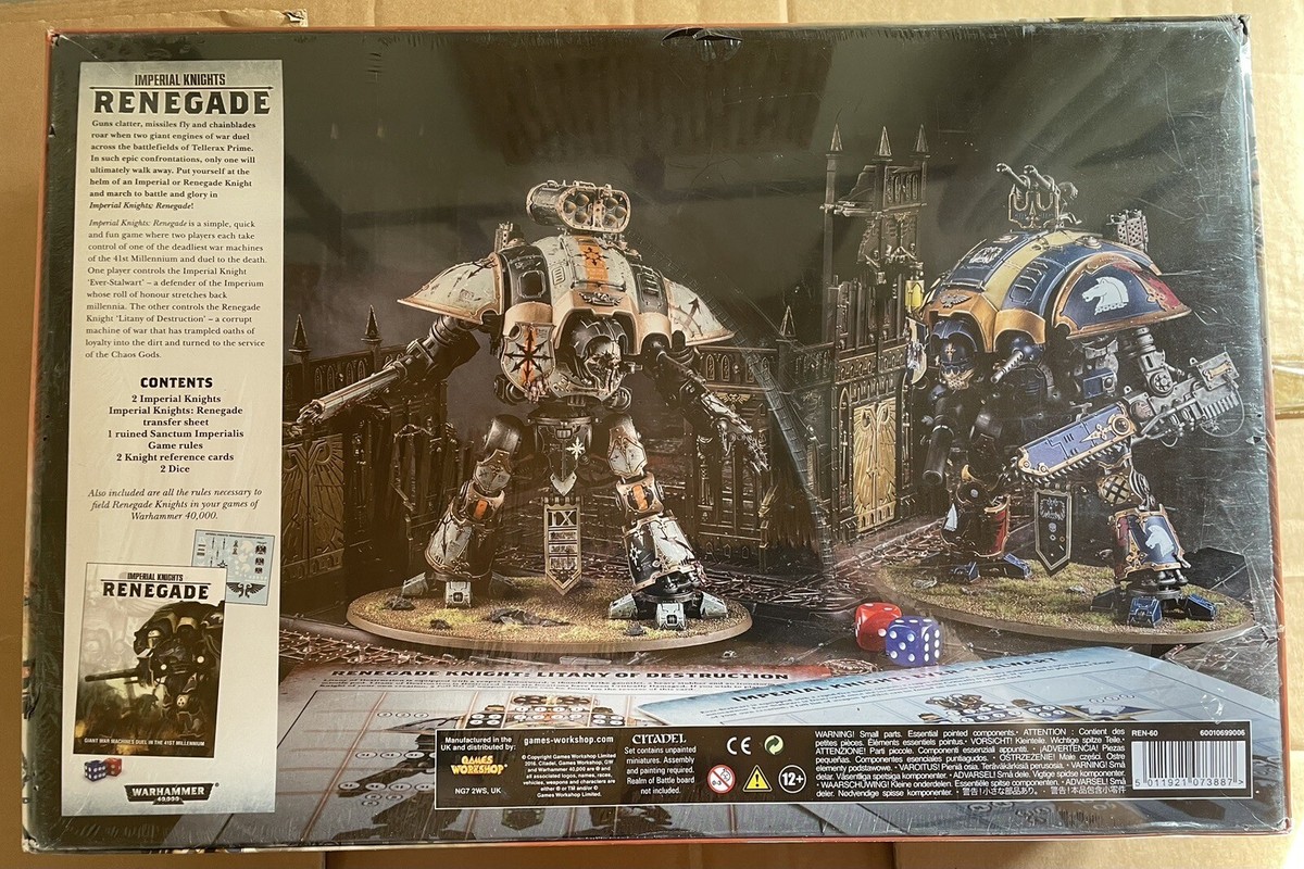 Warhammer 40k : Imperial Knights Renegade Box Set : Complete