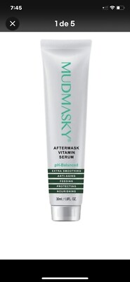Mudmasky Aftermask Vitamin Serum Ph-Balanced 1 Oz 
