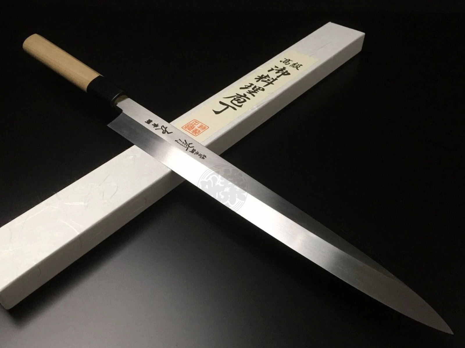 Japanese Chef Knife Aritsugu Yanagiba Honyaki 300 mm 12" Blue Steel Sushi Knife