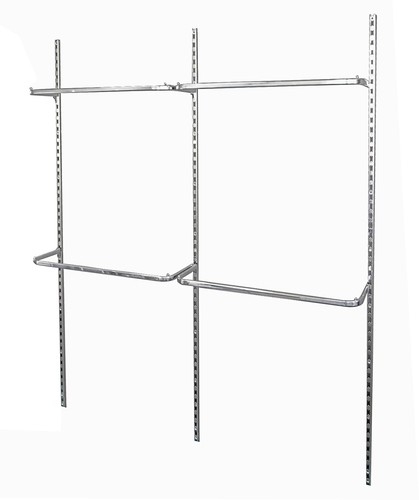 Rückwandsystem Wandgarderobe begehbar Kleiderschrank Regalsystem Wandregal Regal - Bild 5 von 5