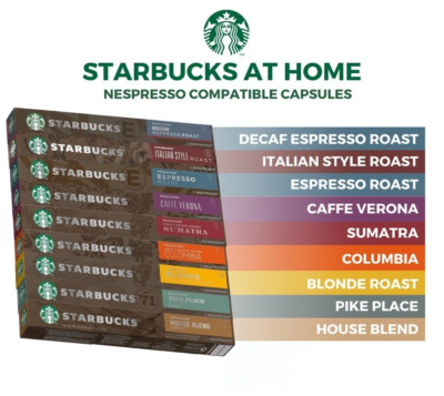 Nespresso Starbucks 80 capsules, in a choice of 13 flavours | eBay