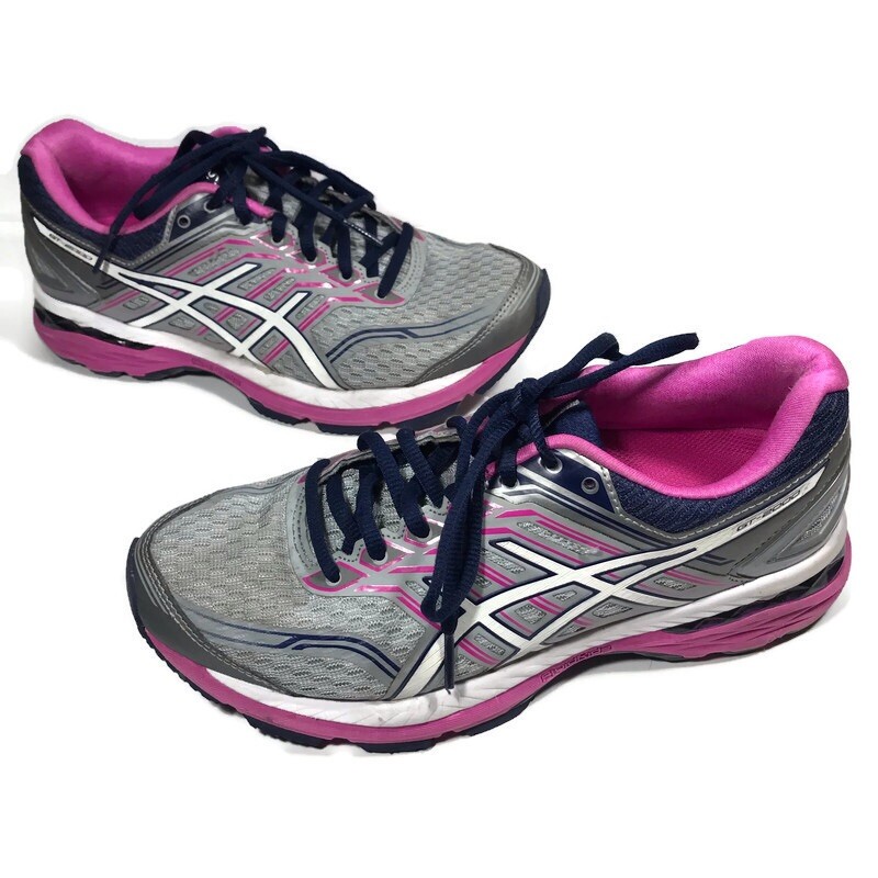 Asics GT 2000 Athletic Running Stability Shoes Silver Womens