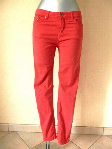 PAUL \u0026 JOE - Vaqueros - Pantalones - Talla 27us Equivale A 37fr - Rojo -  Genuina | eBay