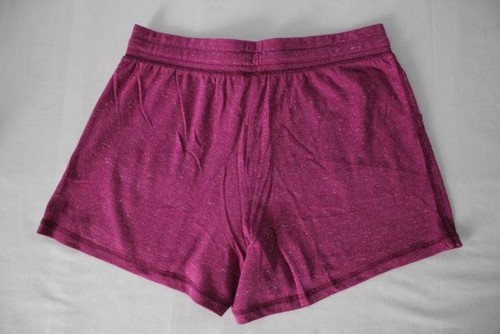Womens Shorts Size Large Athletic Pockets Drawstring Gym Casual Workout Purple - Picture 2 of 3
