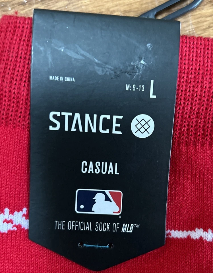 Anaheim Angels MLB Baseball Stance Casual Crew Socks NWT! - Imagem 4 de 4