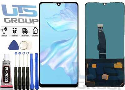 Für Huawei P30 ELE-L09 ELE-L29 LCD Bildschirm Display Touchscreen OLED Schwarz 