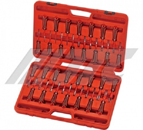 JTC-6673 30PCS TERMINAL RELEASE TOOL SET FOR MOST VEHICLES