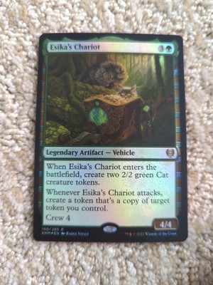 Esika's Chariot 1x FOIL KHM MTG Kaldheim Rare MINT green artifact Esika's Chariot 1x FOIL KHM MTG Kaldheim Rare MINT green artifact