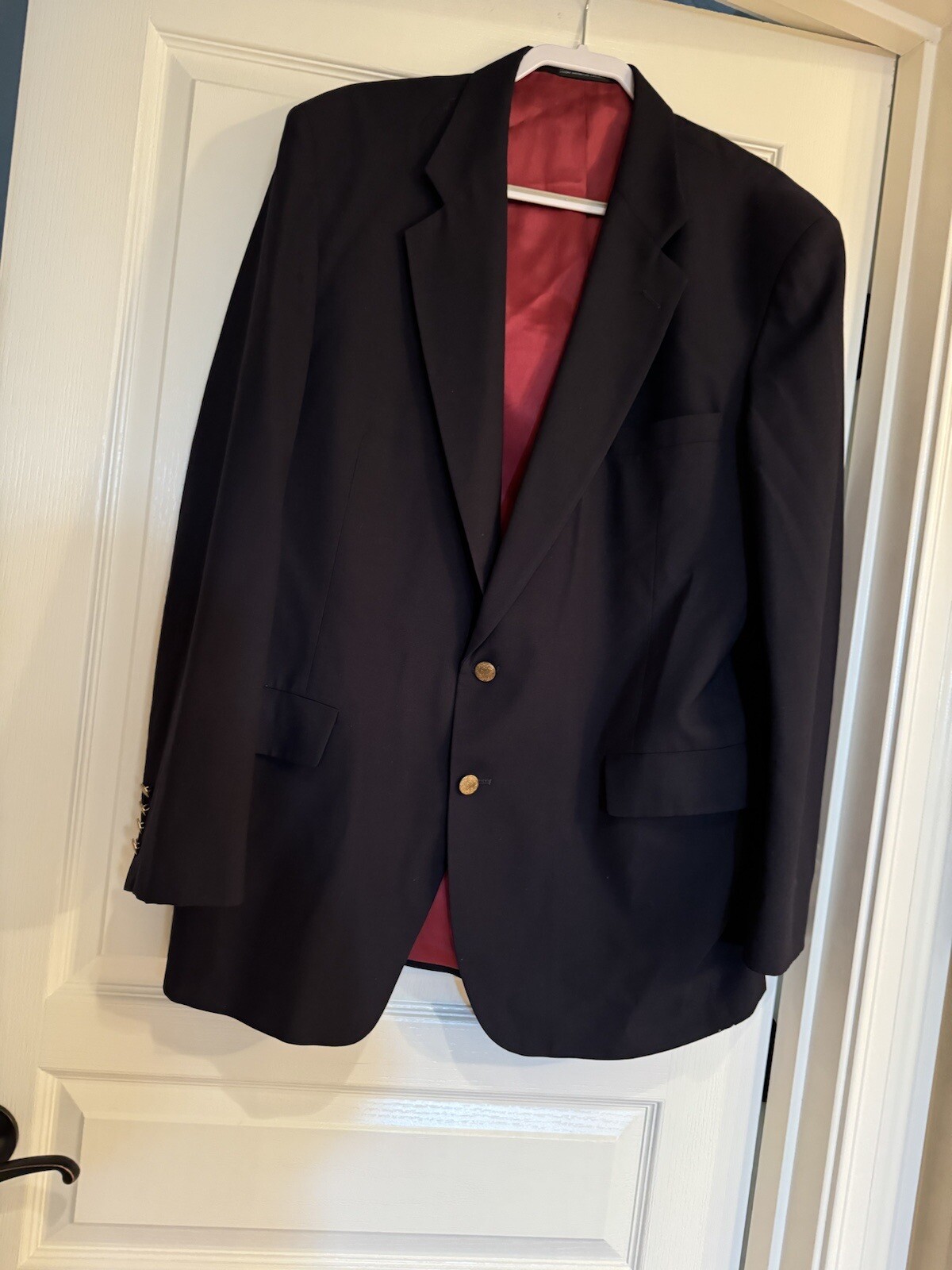 FILA Giacca cappotto sportivo Varsity Club by Savile Row uomo 46L blu navy