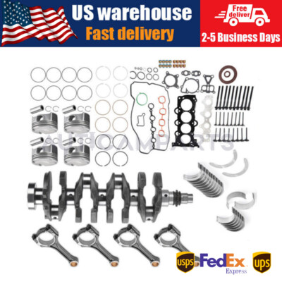 G4FJ 1.6T Engine Overhaul Rebuild Kit Crankshaft / Rods / Gasket For Hyundai KIA