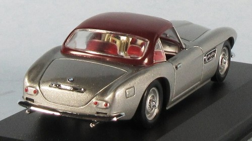 MINICHAMPS BMW 507 Cabrio Hard Top (Argento) Scala 1/43 Modello pressofuso NUOVO, RARO! - Foto 5 di 9